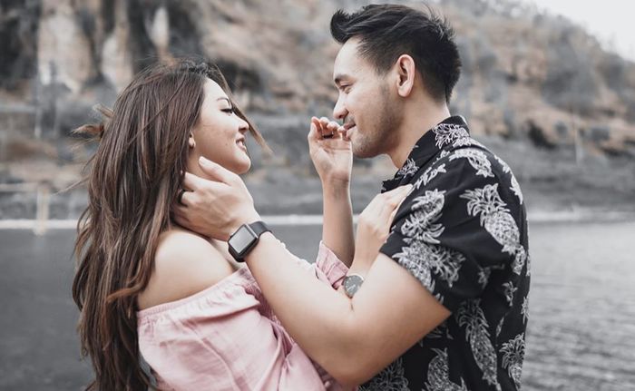 Jenita Janet dan kekasih barunya, Danu Sofyan.