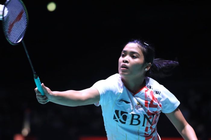 Aksi tunggal putri Indonesia, Gregoria Mariska Tunjung pada babak kedua Japan Open 2022, Kamis (1/9/2022)