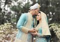 Sah Jadi Suami Istri, Begini Tampilan Irish Bella dan Ammar Zoni Saat Akad dengan Busana Adat Bernuansa Turquoise