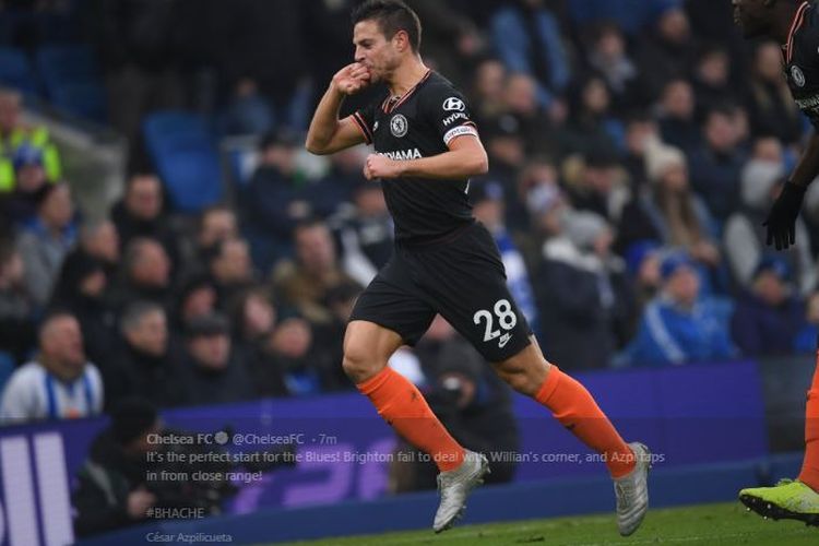 Hasil Babak I Gol Tunggal Kapten Bawa Chelsea Unggul Atas Brighton Semua Halaman Bolasport Com