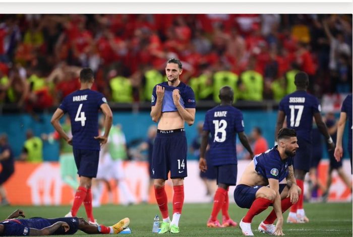 Tim Prancis tersisih pada babak 16 Besar EURO 2020 setelah kalah adu penalti dari Swiss pada laga hari Selasa (29/6/2021) pukul 02.00 WIB di National Arena Bucharest, Rumania.