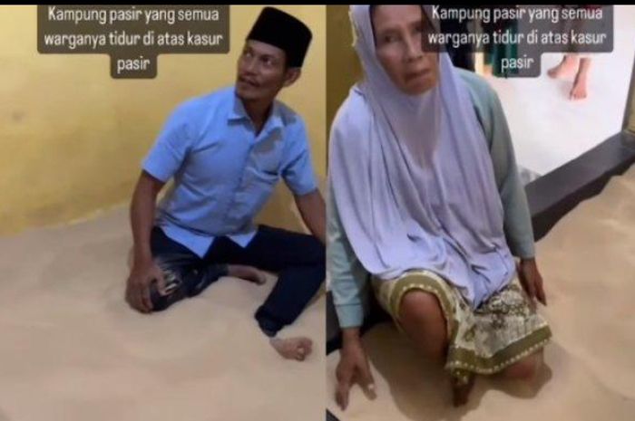Pasir buat alas di dalam rumah