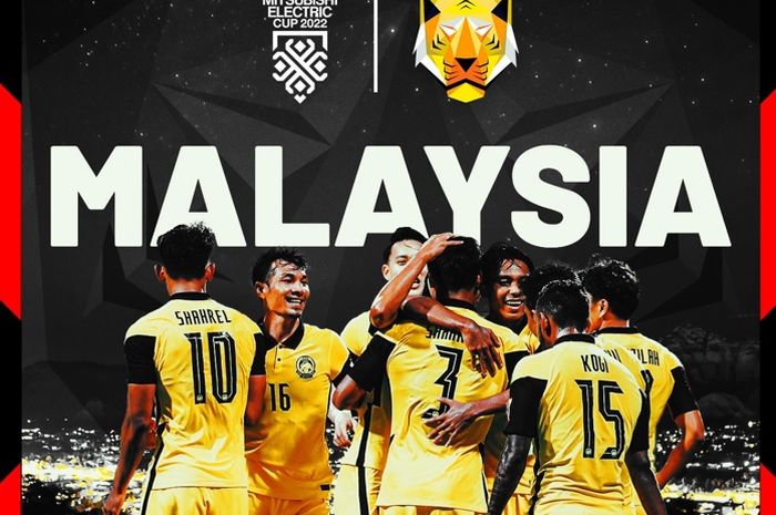 Skuad Timnas Malaysia dalam laga Piala AFF 2022