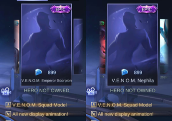Terungkap! Dua Hero Mobile Legends Ini Masuk Dalam Squad V.E.N.O.M