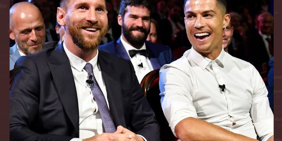 Menagih Janji Cristiano Ronaldo yang bakal Pensiun kalau Lionel Messi Menang Ballon d'Or