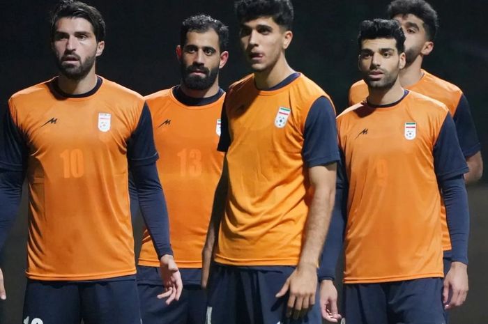 Timnas Iran berlatih di Doha Jelang Piala Asia 2023.