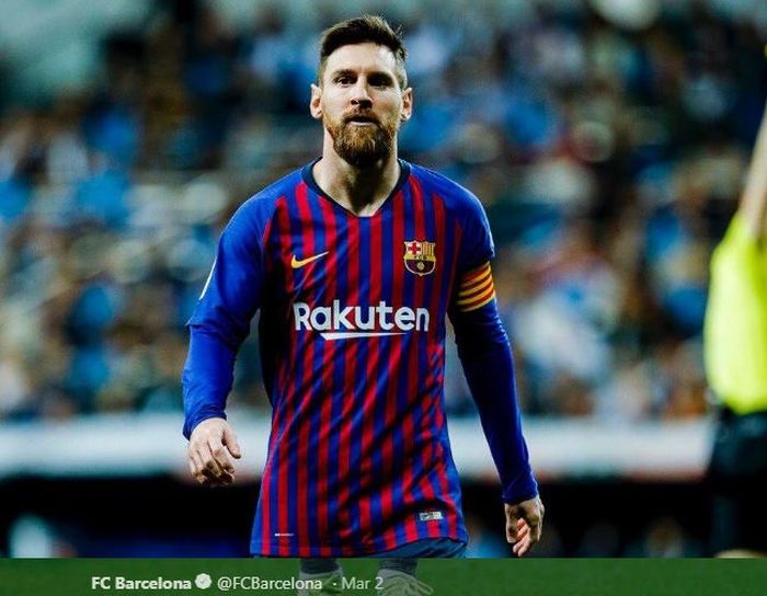 Megabintang Barcelona, Lionel Messi.