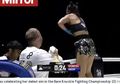 VIDEO - Selebrasi Seronok Petarung MMA Wanita, Buka Baju Sampai Terlihat...