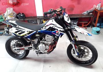 Modifikasi Vega R Supermoto 