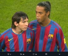 Ronaldinho Berharap Lionel Messi Pensiunkan Nomor 10 di Barcelona!