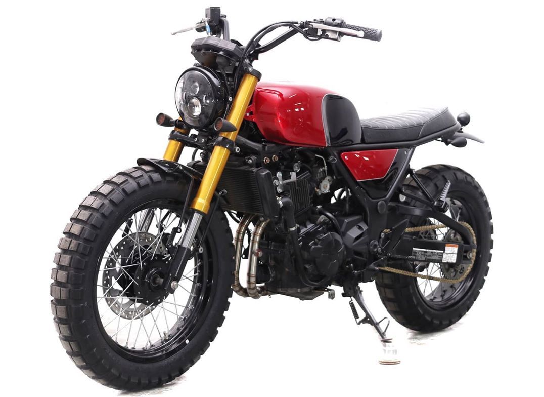 Modifikasi Kawasaki Z250 Scrambler