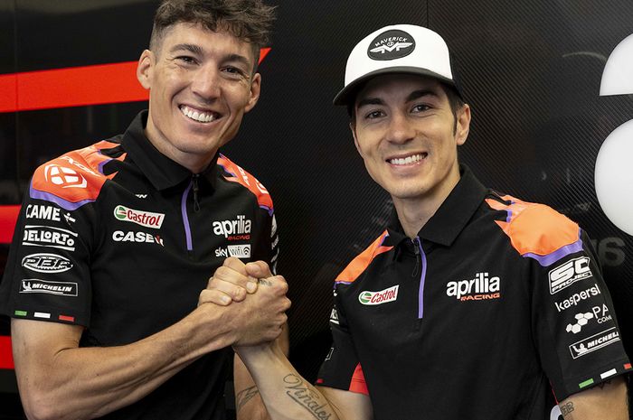 Aprilia memilih memperpanjang kontrak Aleix Espargaro dan Maverick Vinales hingga MotoGP 2024 