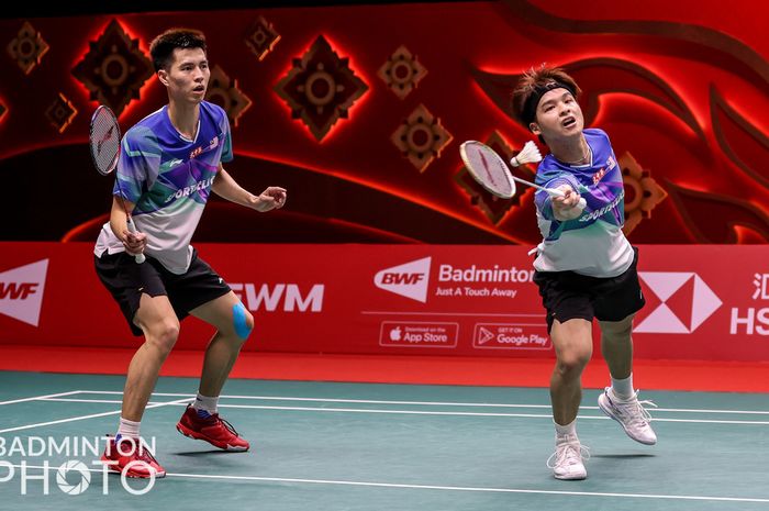Pasangan ganda putra Malaysia, Ong Yew Sin/Teo Ee Yi pada pertandingan ketiga penyisihan grup BWF World Tour Finals 2022, Jumat (9/12/20220
