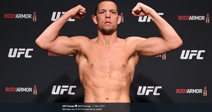 Petarung gangster UFC, Nate Diaz. 