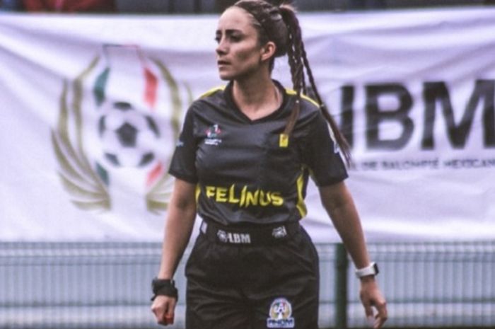 Valeria Andrade, eks wasit yang ditantang terjun ke OnlyFans usai dipecat dari Liga Meksiko.