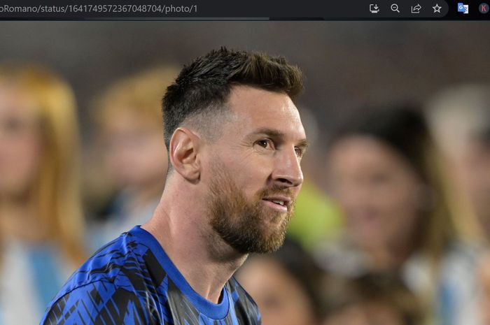 Megabintang timnas Argentina, Lionel Messi jelang duel melawan Timnas Indonesia di FIFA Matchday Juni 2023.