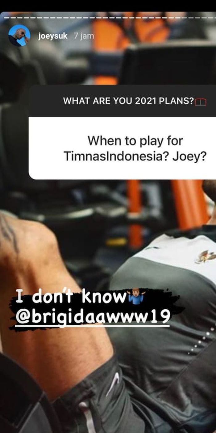 Pemain keturunan Indonesia-Belanda, Joey Suk, mengungkapkan kalau dirinya tidak tahu kapan dapat membela timnas Indonesia.