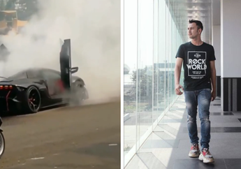 Syok Saat Tahu Lamborghini Aventador-nya Terbakar, Raffi Ahmad Ceritakan Kronologi Sebenarnya