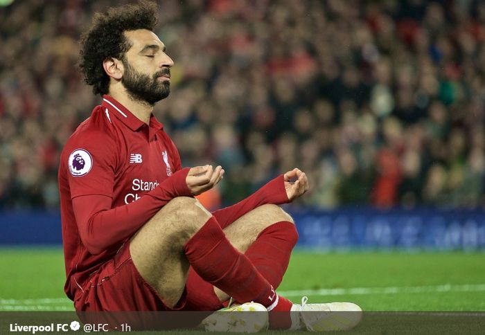 Penyerang sayap Liverpool, Mohamed Salah.