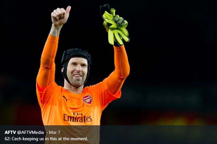 Mantan kiper Arsenal dan Chelsea, Petr Cech.