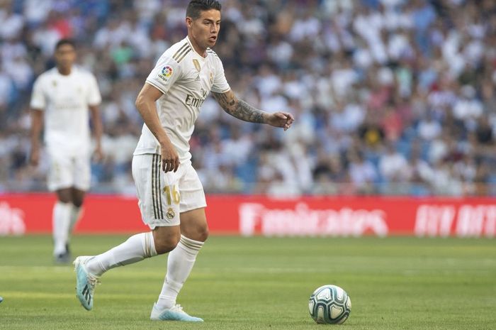 Pemain Real Madrid, James Rodriguez.