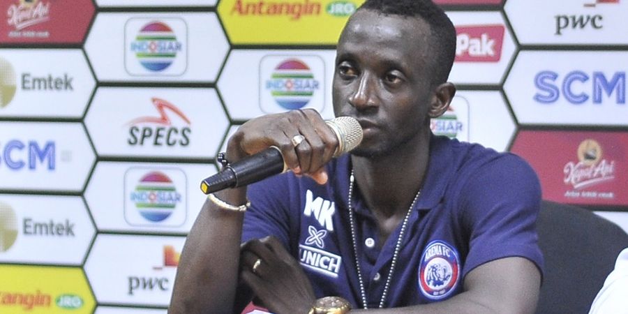 Arema FC Gagal Pagari Makan Konate agar Tak Hengkang