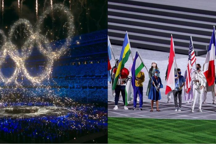 Kemeriahan upacara penutupan Olimpiade Tokyo 2020