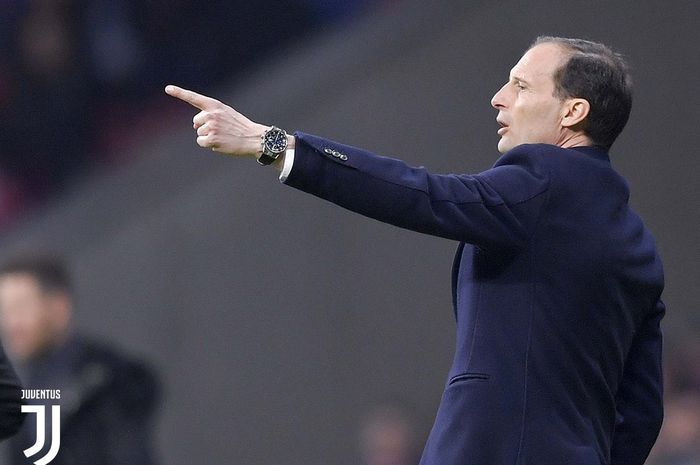 Pelatih Juventus, Massimiliano Allegri.