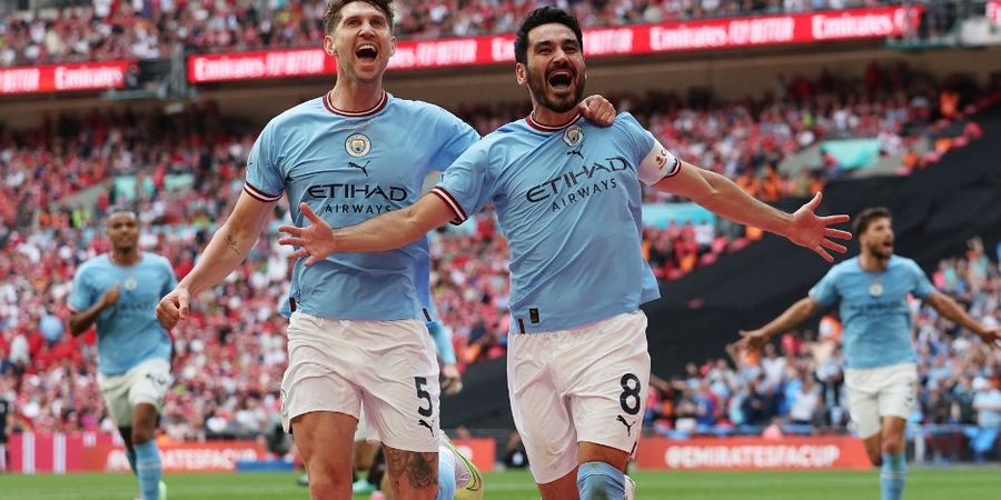 Manchester City Juara Piala FA, Gol Kilat Guendogan Pecundangi Man United dan Legenda Klub