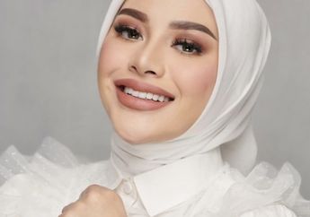 Elegan! Rekomendasi Gamis Aurel Hermansyah, Bisa Kembar Sama Pasangan