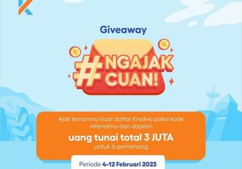 Cara Dapat Uang Tunai dari Kredivo, Cukup Lakukan Ini Dapat Rp500 Ribu