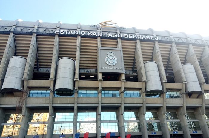 Estadio Santiago Bernabeu, kandang Real Madrid.