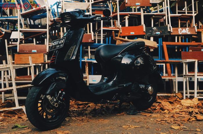 Modifikasi simple Vespa Sprint 2014