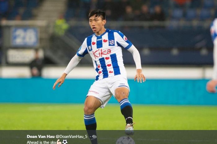 Pemain Timnas Vietnam, Doan Van Hau, saat memperkuat Heerenveen SC.