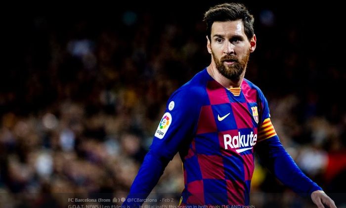 Megabintang Barcelona, Lionel Messi.
