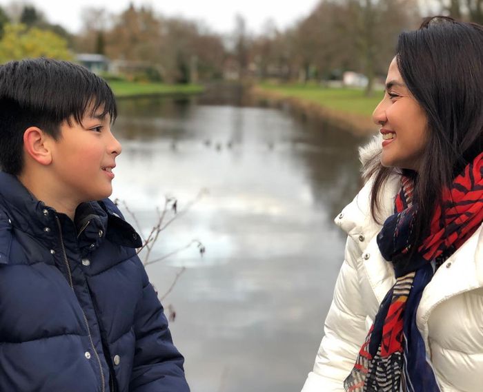 Intip Potret Tampan Anak Maudy Koesnaedi, Eddy Maliq Meijer yang Kini Beranjak Remaja