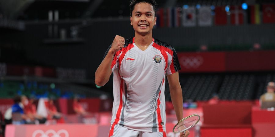 Olimpiade Tokyo 2020 - Anthony Ginting Gunting Raket hingga Akhiri Penantian 17 Tahun Indonesia