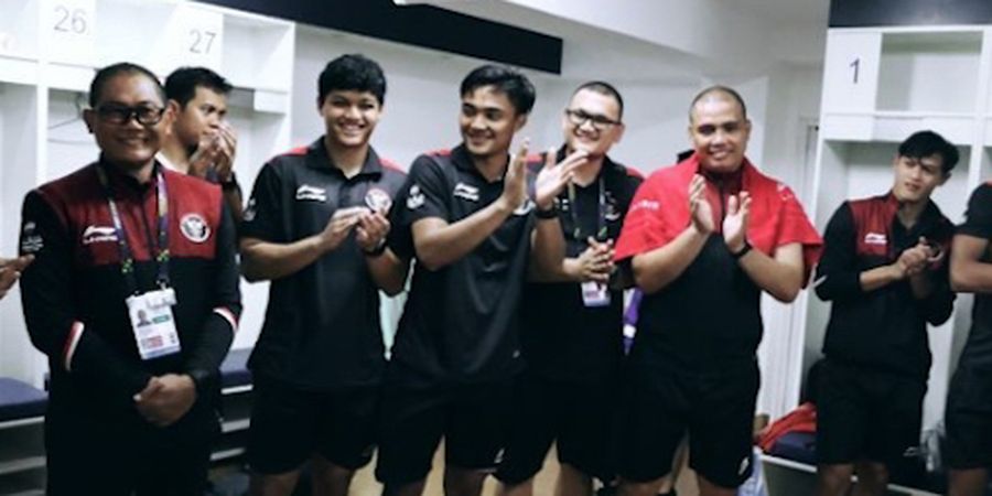 Ritual Timnas U-22 Indonesia di Ruang Ganti Selama SEA Games 2023