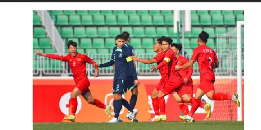 Pecundangi Australia, Vietnam Pimpin Klasemen Grup B Piala Asia U-20 2023