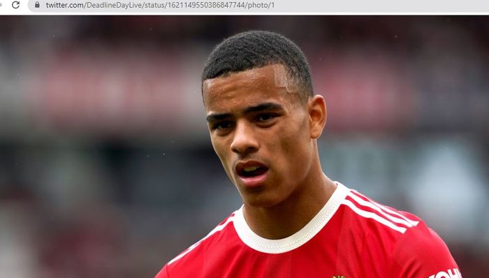 Penyerang Manchester United, Mason Greenwood.