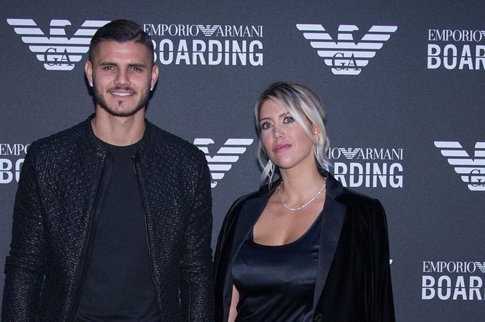 Hubungan rumah tangga Mauro Icardi (kiri) bersama Wanda Nara dikabarkan sudah di ujung tanduk.