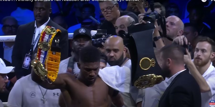 Promotor Singkap Alasan Anthony Joshua Buang Sabuk Oleksandr Usyk ke Luar Ring