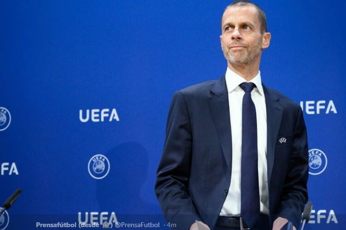 Presiden UEFA, Aleksander Ceferin.