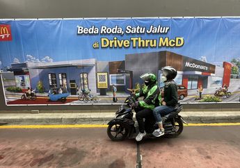 Kampanye #BedaRodaSatuJalur McD, Semua Kendaraan Bisa Drive-thru