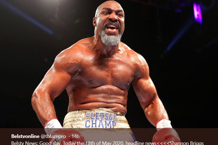 Mantan petinju kelas berat, Shannon Briggs yang akan jadi lawan Mike Tyson