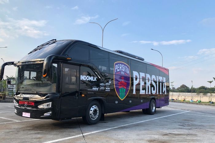 Persita Tangerang sambut kehadiran bus baru tim, yang siap dipakai untuk memulai perjalanan di musim 2020.