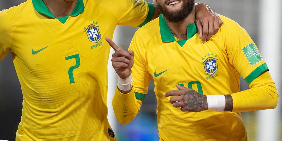 Hasil Kualifikasi Piala Dunia 2022 - Neymar Lampaui Rekor Ronaldo Lewat Hattrick, Brasil Atasi Peru Secara Dramatis