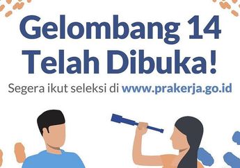 Kabar Baik di Tengah Pandemi Corona, Pendaftaran Kartu Prakerja Gelombang 14 Kembali Dibuka, Lengkapi Syarat-syarat Ini kalau Mau Lolos dan Dapat Bantuan Rp 3,5 Juta!