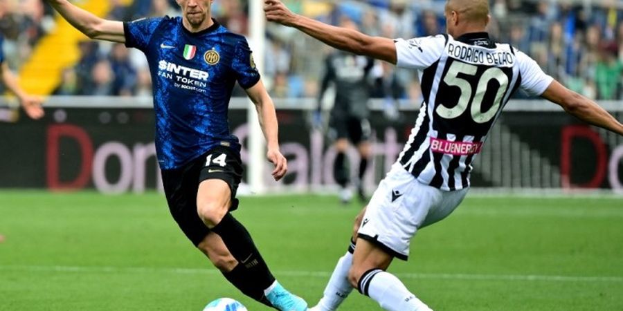 Hasil Babak I - Lautaro Martinez Nyaris Sial, Inter Unggul 2 Gol di Kandang Udinese