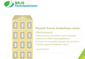 Bisa Sewa Rusunawa dengan MLT BPJS Ketenagakerjaan, Ini Syaratnya
